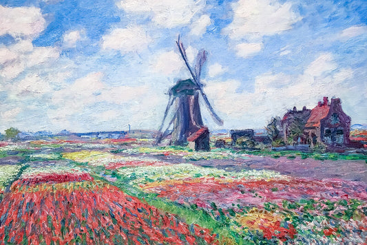 Tulpanfält i Holland – Claude Monet (1886)