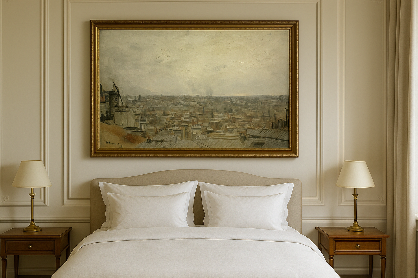 🏙️ Utsikt över Paris från Montmartre – Vincent van Gogh (1886)