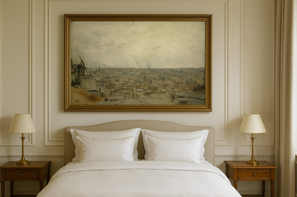🏙️ Utsikt över Paris från Montmartre – Vincent van Gogh (1886)