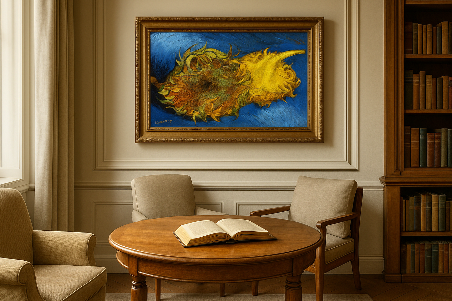 🌻 Två avskurna solrosor – Vincent van Gogh (1887)