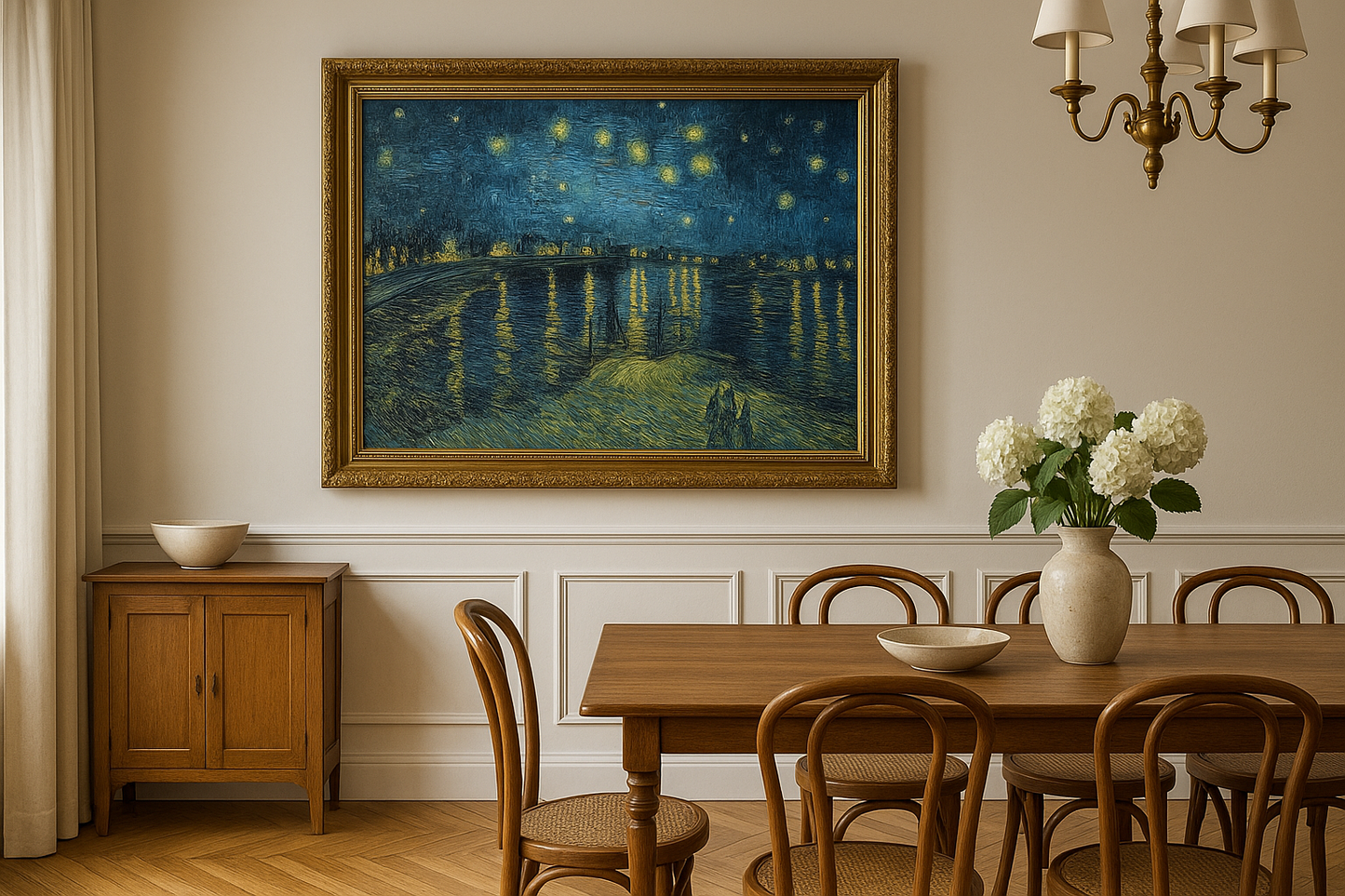 🖼️ Stjärnenatt över Rhône – Vincent van Gogh (1888)