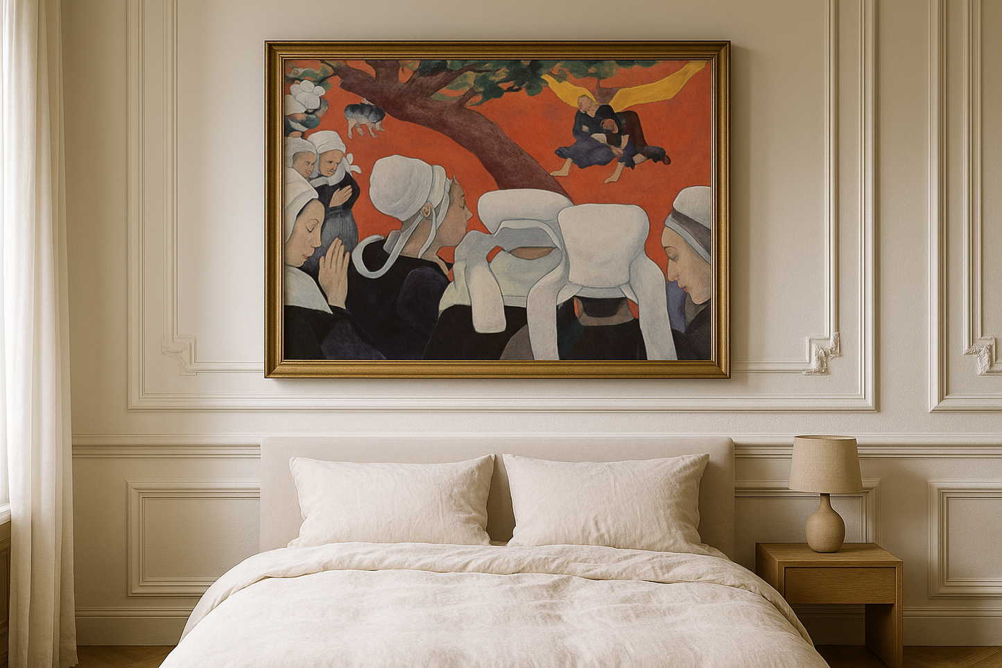 Vision efter predikan - Paul Gauguin
