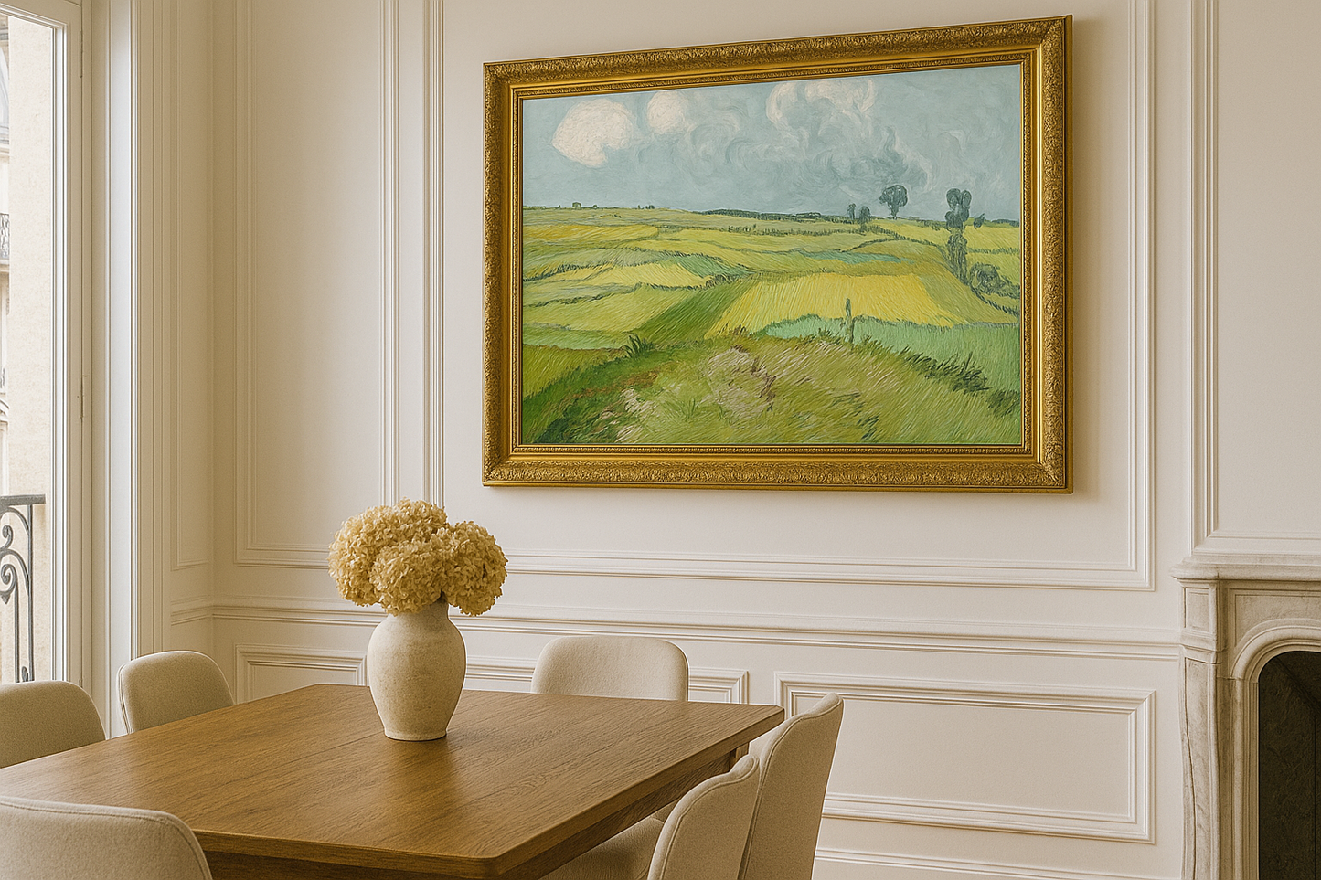 🖼️ Vetefält efter regnet (Åskeffekt) – Vincent van Gogh (1890)