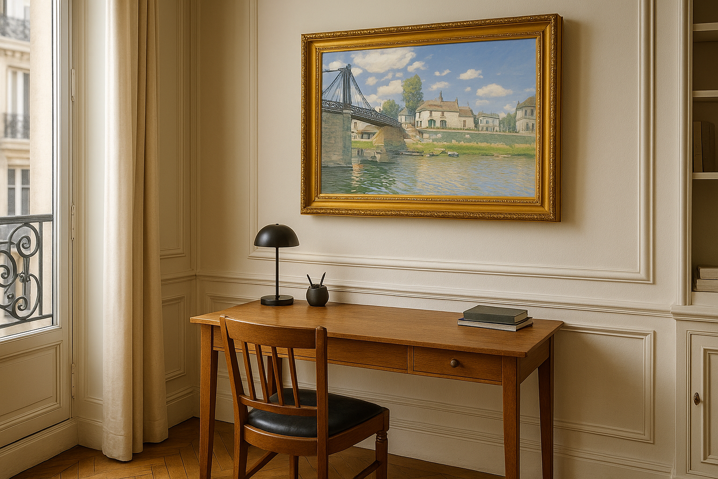 Bron i Villeneuve-la-Garenne - Alfred Sisley