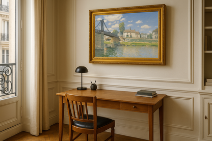 Bron i Villeneuve-la-Garenne - Alfred Sisley