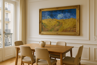 🖼️ Vetefältet med korpar – Vincent van Gogh (1890)