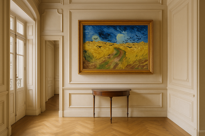 🖼️ Vetefältet med korpar – Vincent van Gogh (1890)