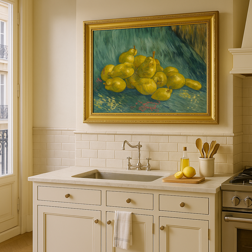 🍐 Stilleben med kvitten – Vincent van Gogh (1887)