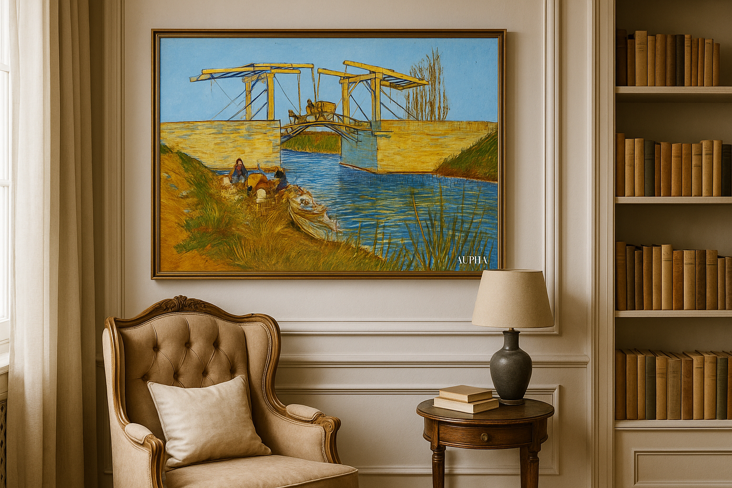 Le Pont de Langlois à Arles aux Lavandières – Vincent van Gogh (1888)