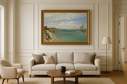 ⛵ Regattor i Sainte-Adresse – Claude Monet (1867)