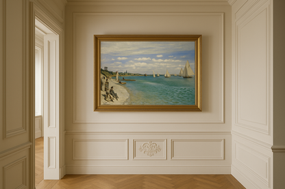 ⛵ Regattor i Sainte-Adresse – Claude Monet (1867)