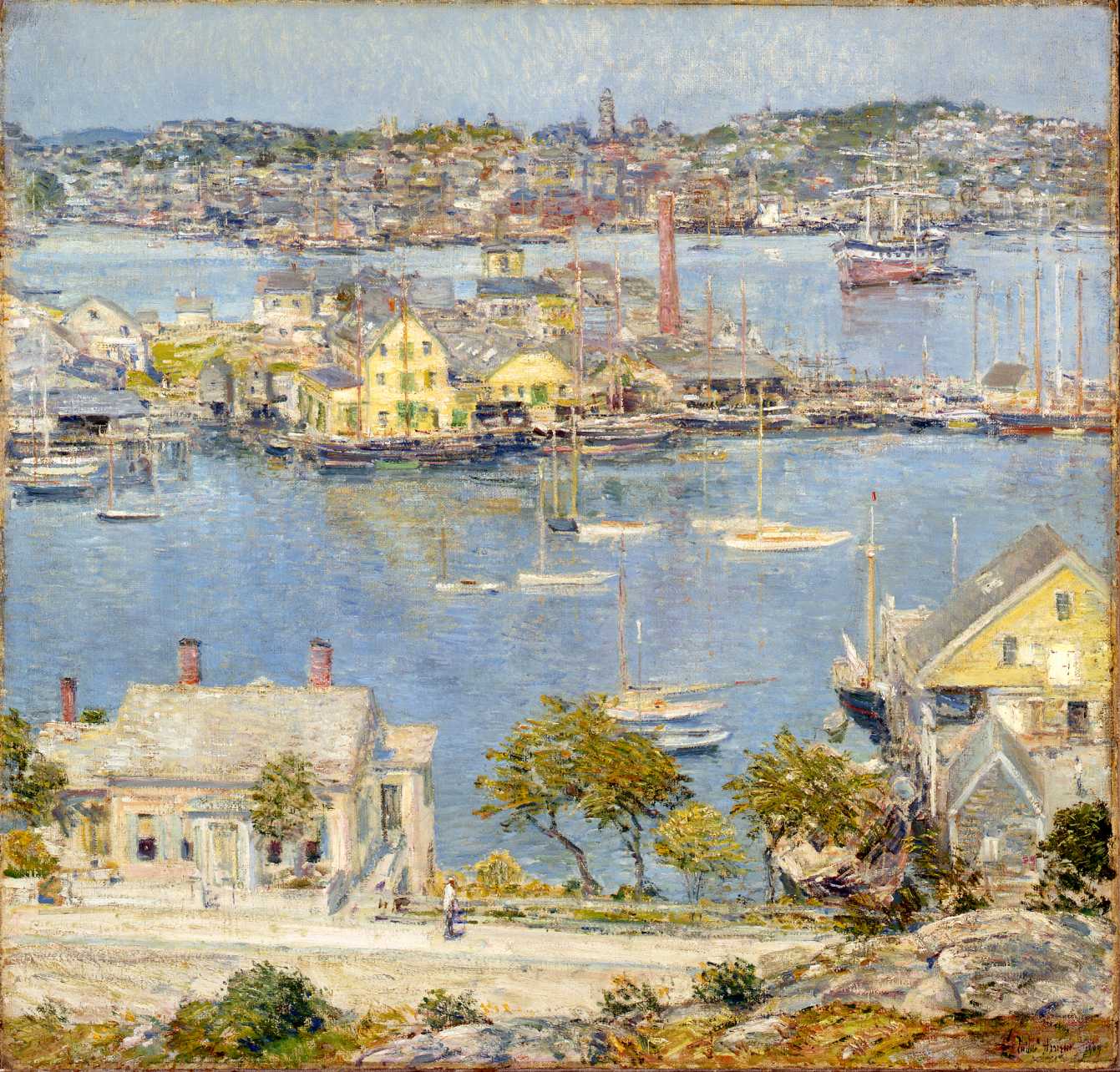 Port de Gloucester - Childe Hassam