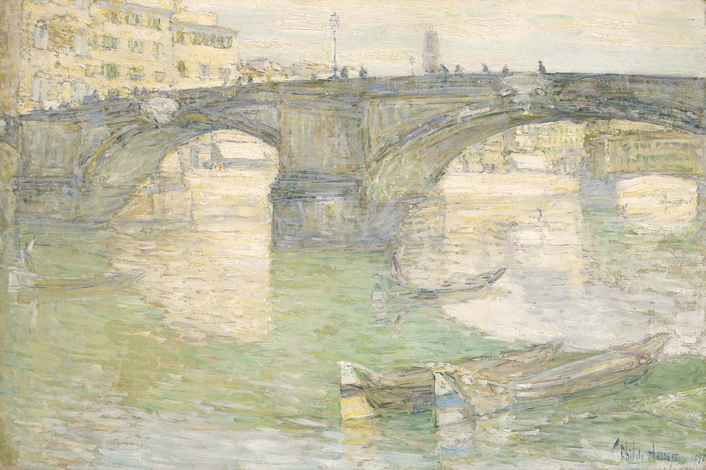 Pont Santa Trinità - Childe Hassam