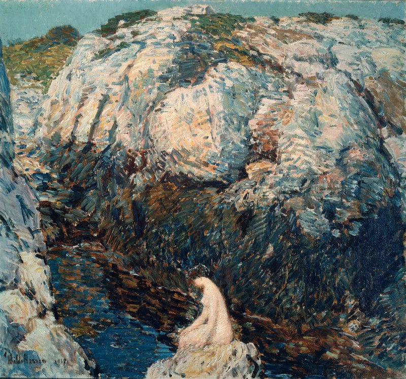 Damen i Gorge - Childe Hassam