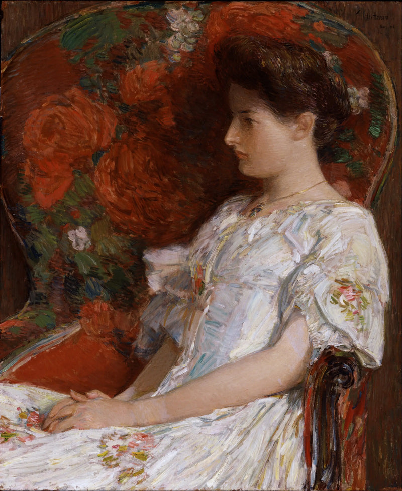 Den viktorianska stolen - Childe Hassam