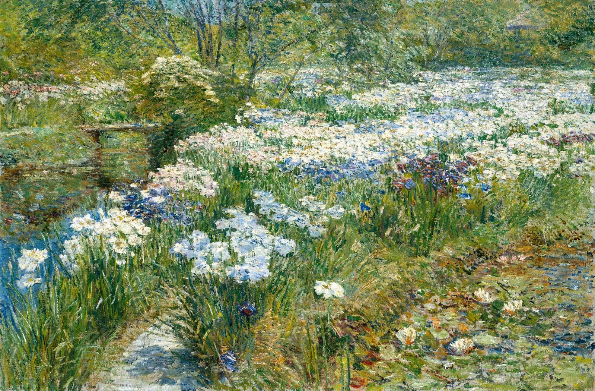 Le jardin d’eau - Childe Hassam - Alpha Reproduction