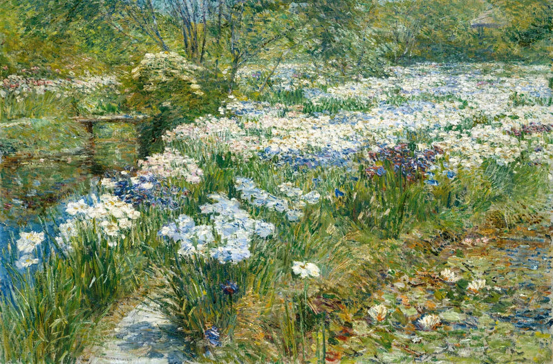 Vattenträdgården - Childe Hassam