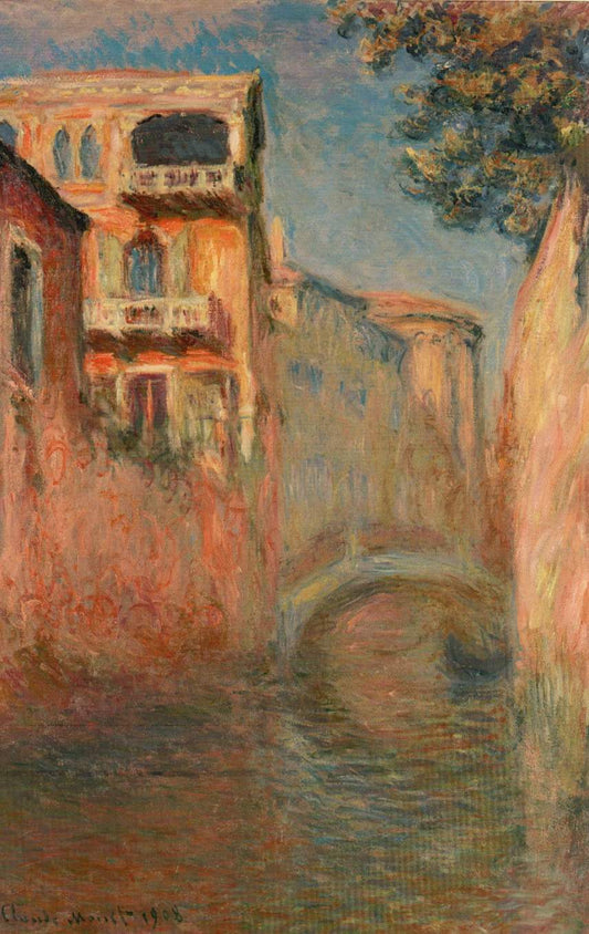 The Rio della Salute av Claude Monet (1908)