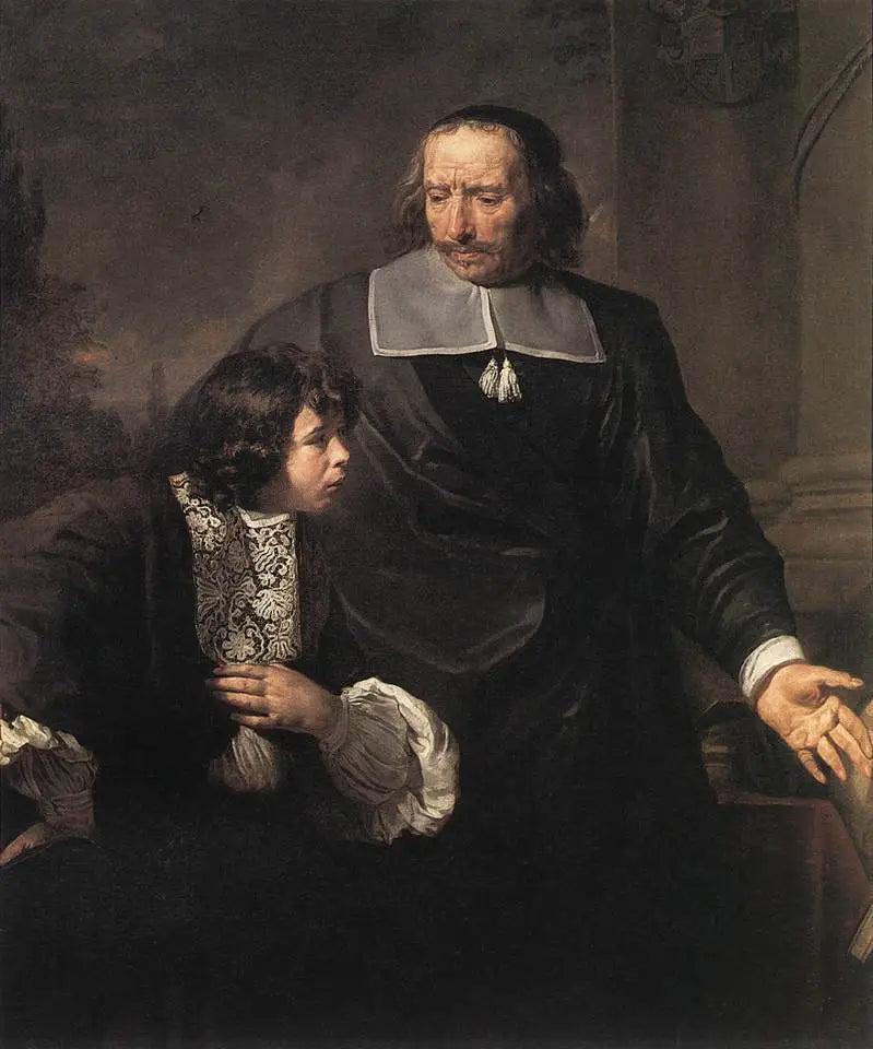 En mottagare och hans elev - Claude Lefèbvre