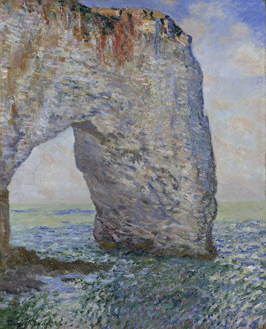 🌊 La Manneporte nära Étretat – Claude Monet (cirka 1883–1886