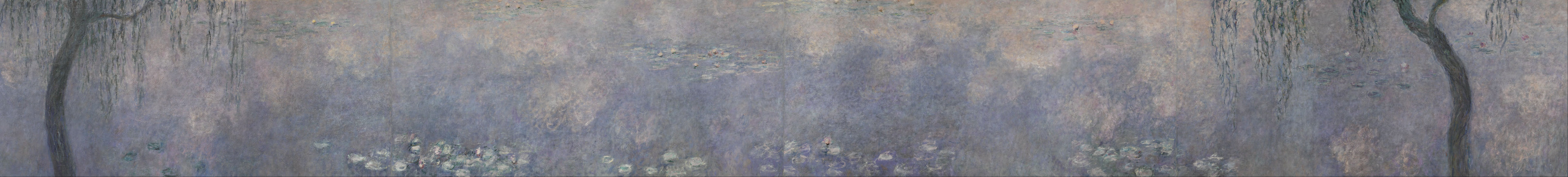 Näckrosorna: De två pilträden - Claude Monet