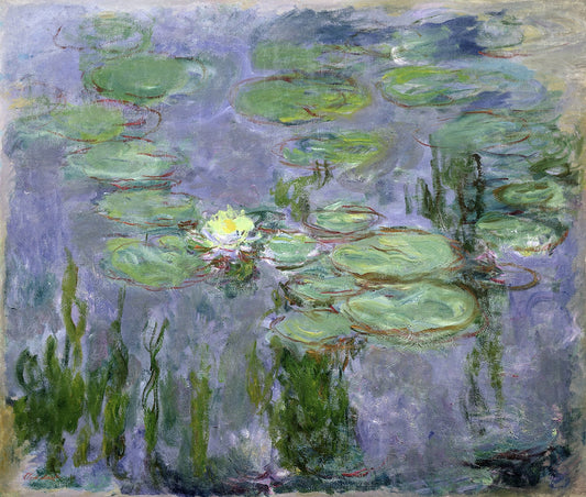 🌼 Näckrosor med blomma i full blom – Claude Monet