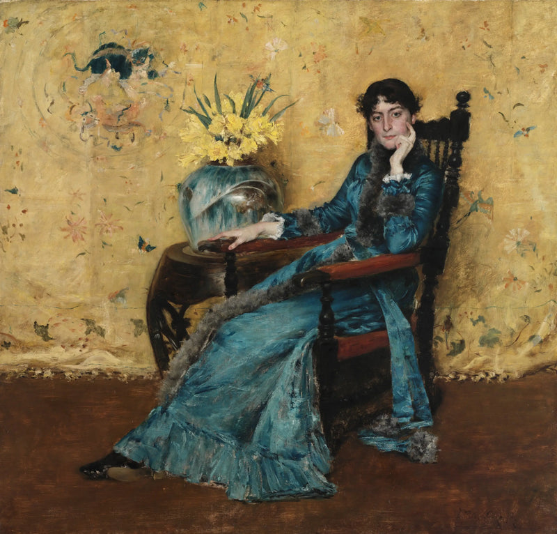 Porträtt av Dora Wheeler - William Merritt Chase