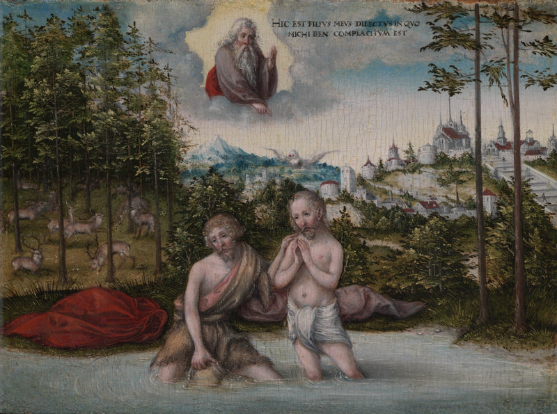 Kristi dop - Lucas Cranach den äldre