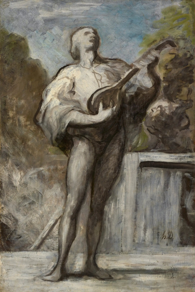 Troubadour - Honoré Daumier
