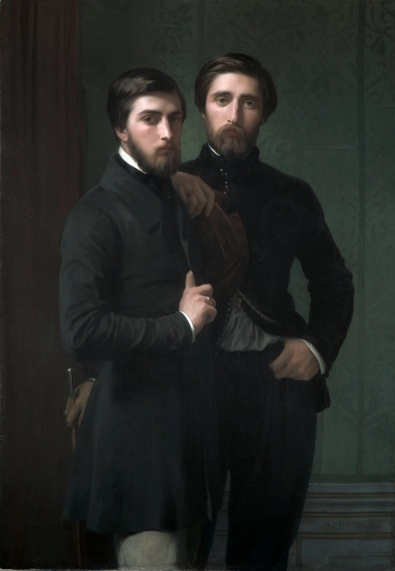 René-Charles Dassy och hans bror Jean-Baptiste-Claude-Amédé Dassy - Hippolyte Flandrin