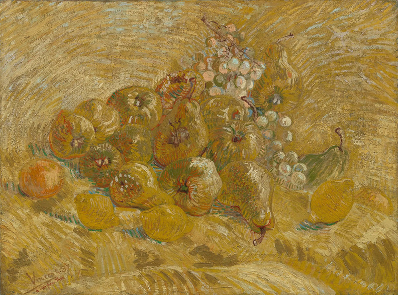 Kvitten, citroner, päron och druvor - Vincent van Gogh