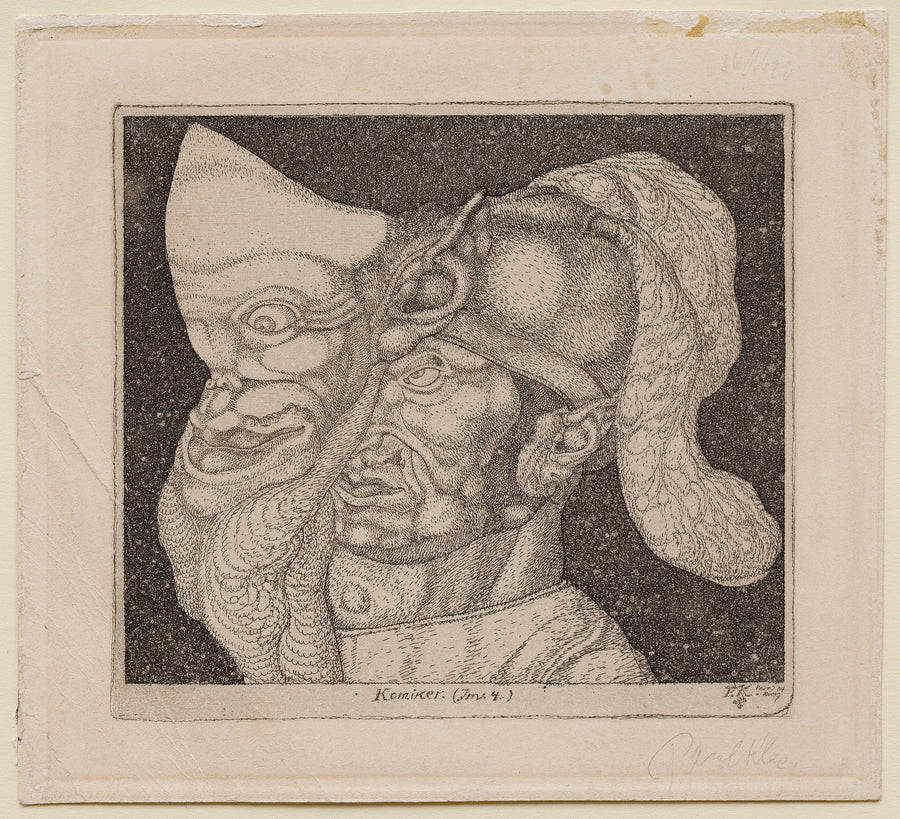 Comédien (Invention 4) - Paul Klee