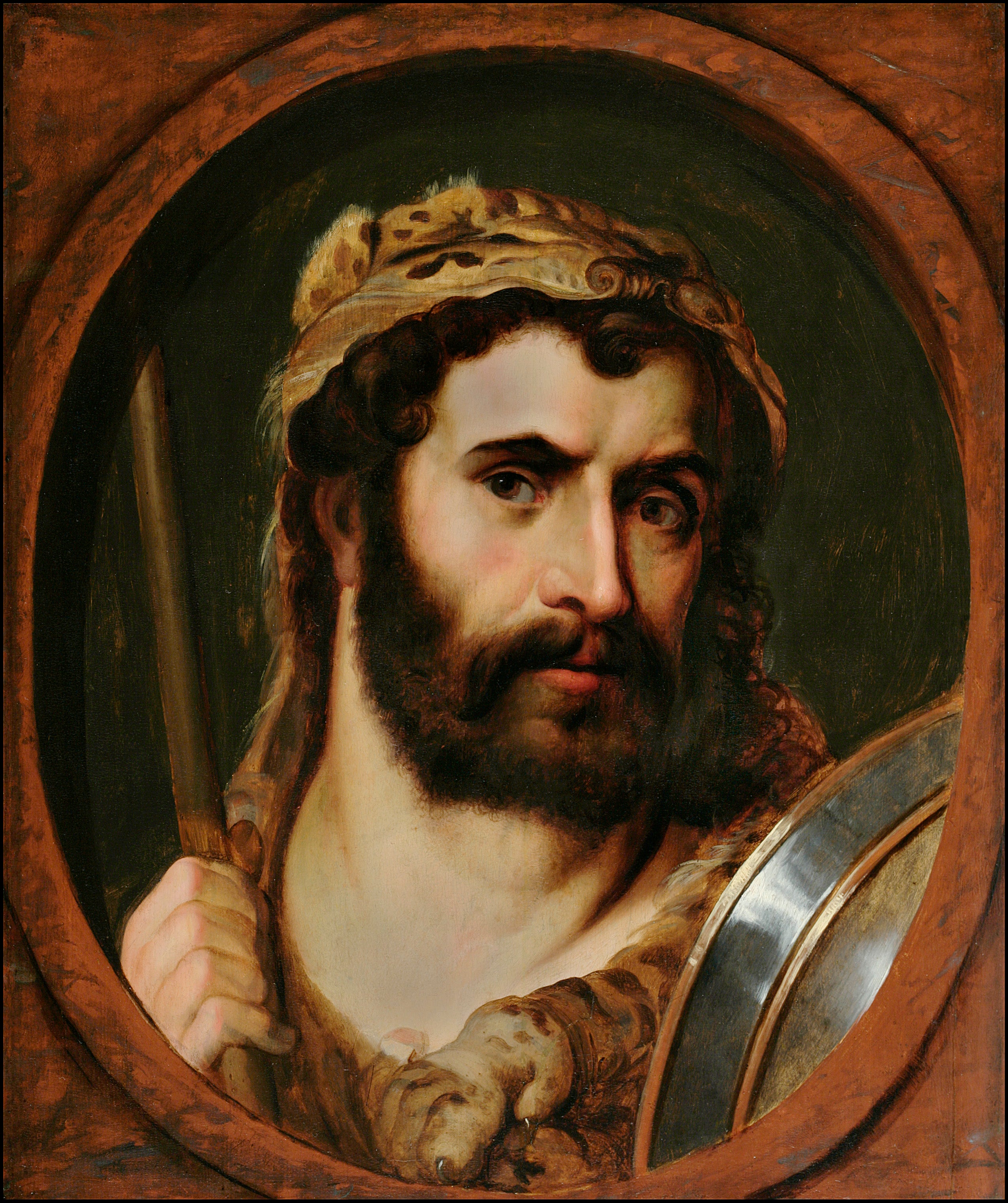 Kejsaren Commodus som Herkules och gladiator - Peter Paul Rubens