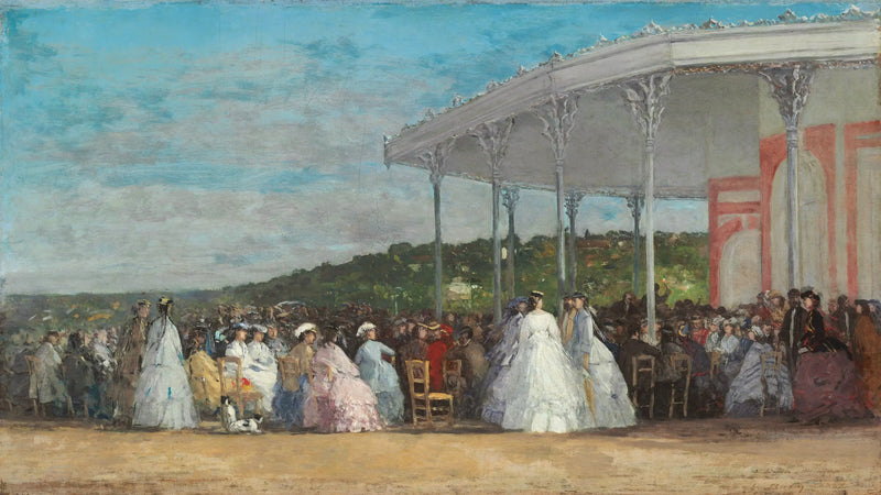 Konsert på Casino de Deauville - Eugène Boudin