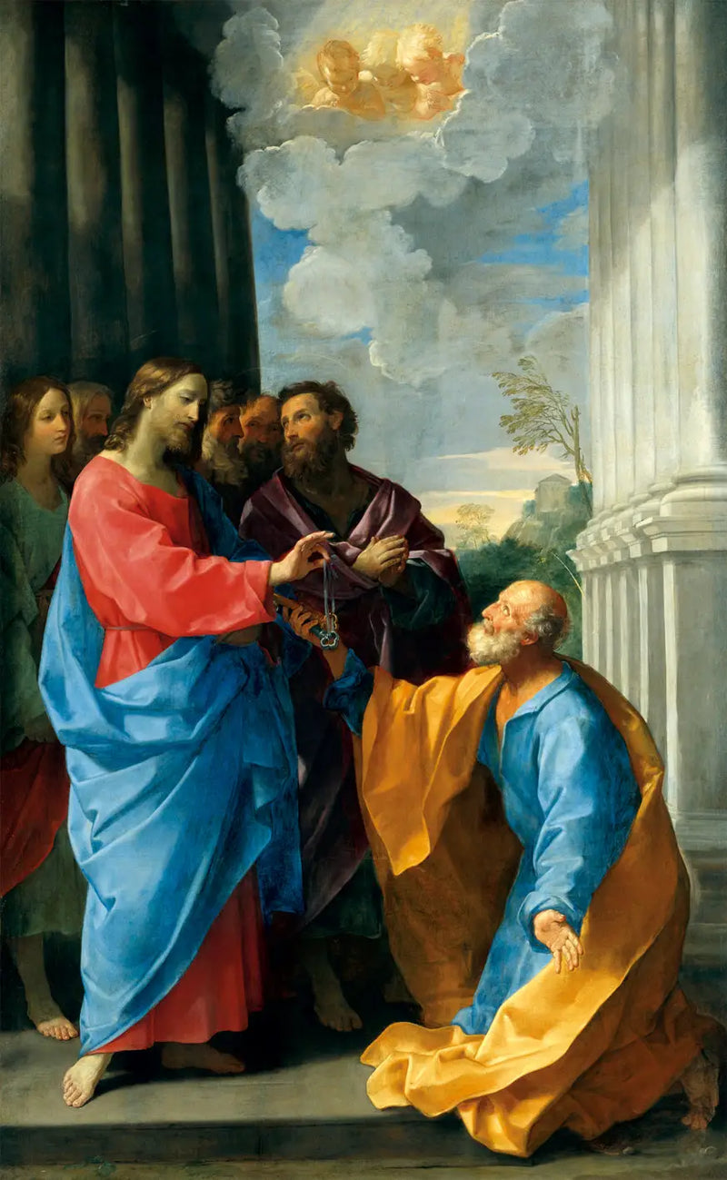 Kristus som ger nycklarna till Sankt Peter - Guido Reni