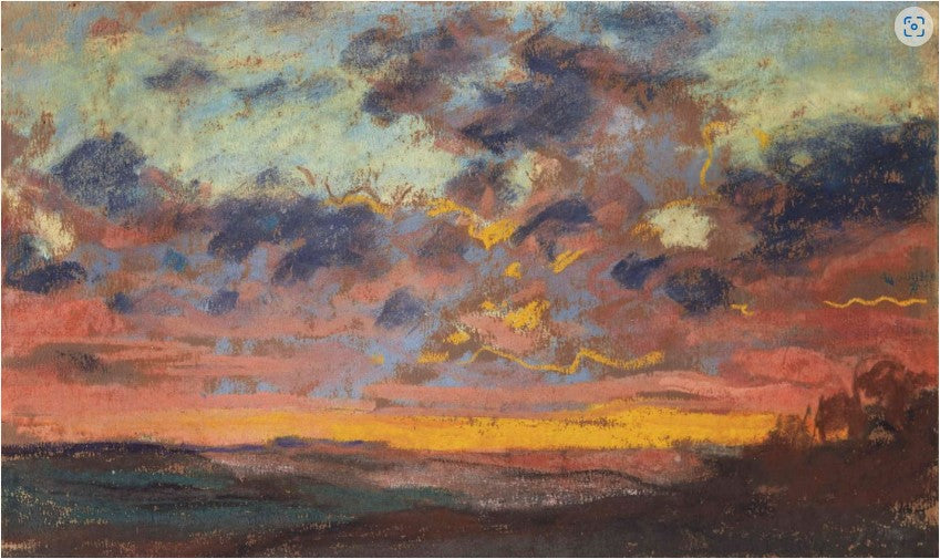 🌇 Solnedgång – Claude Monet (cirka 1868)