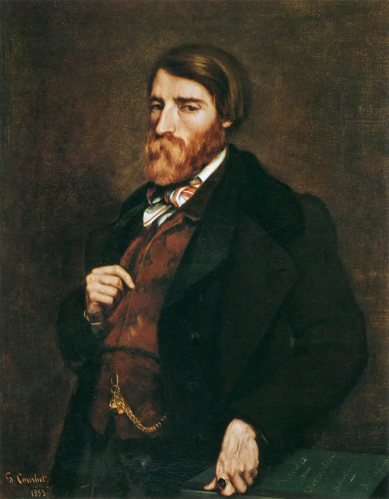 Porträtt av Alfred Bruyas - Gustave Courbet