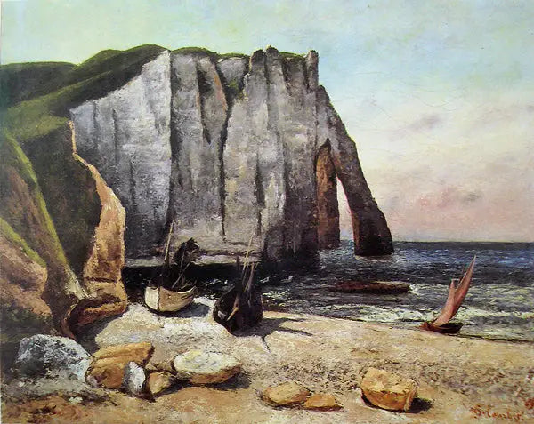 Falaise d'Étretat - Gustave Courbet