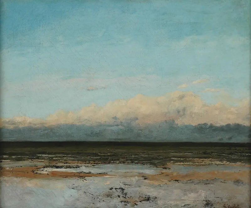 Våg som stiger - Gustave Courbet