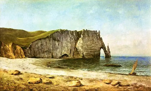 Marinbågen i Étretat - Gustave Courbet