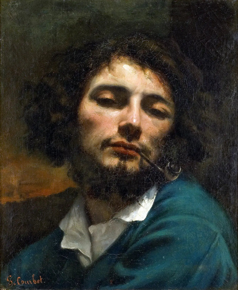 Mannen med pipan - Gustave Courbet