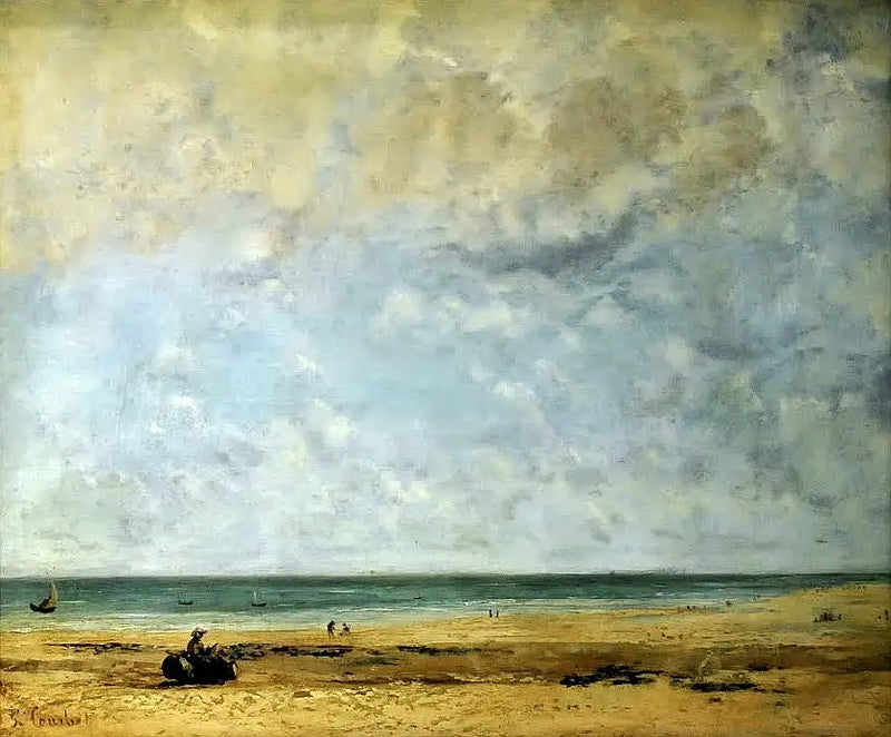 Marinlandskap - Gustave Courbet