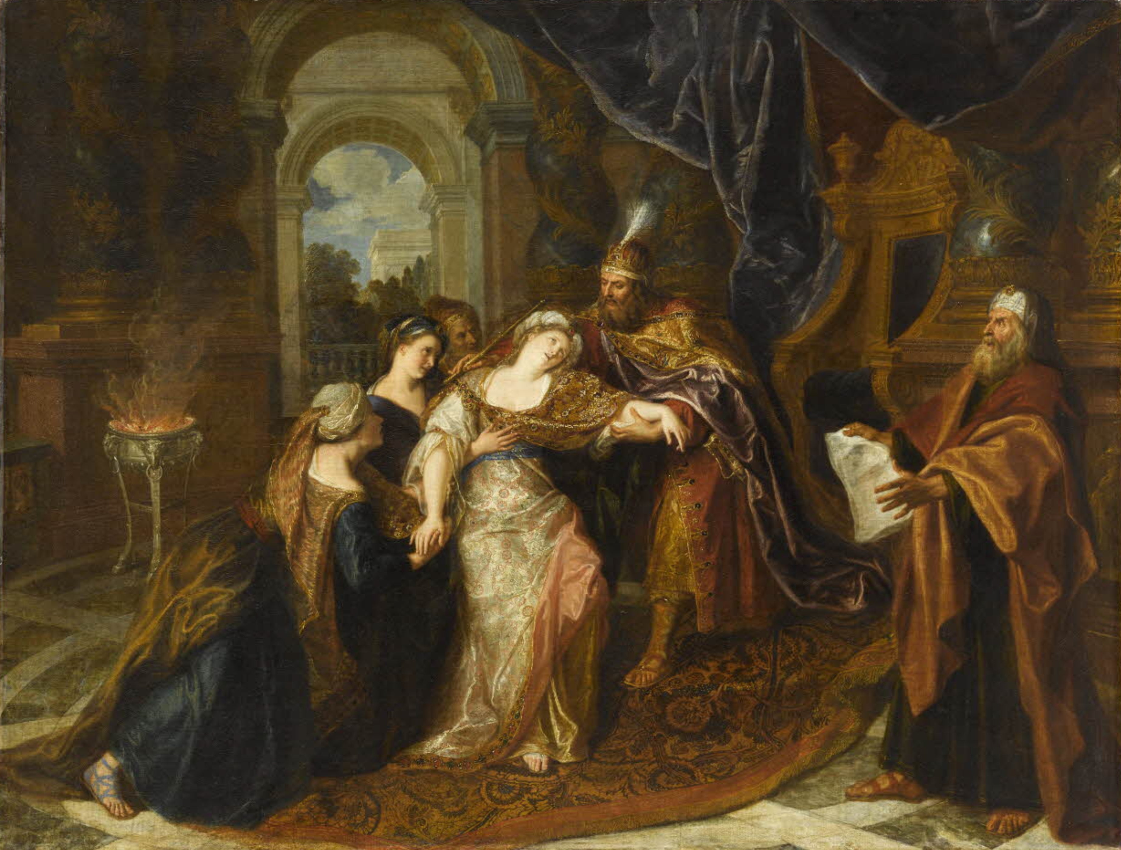 L'Évanouissement d'Esther - Antoine Coypel