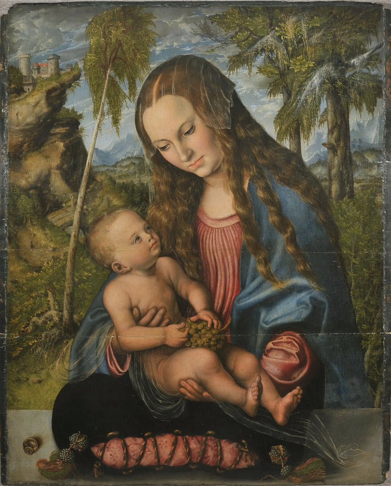 Madone under granen. - Lucas Cranach den äldre