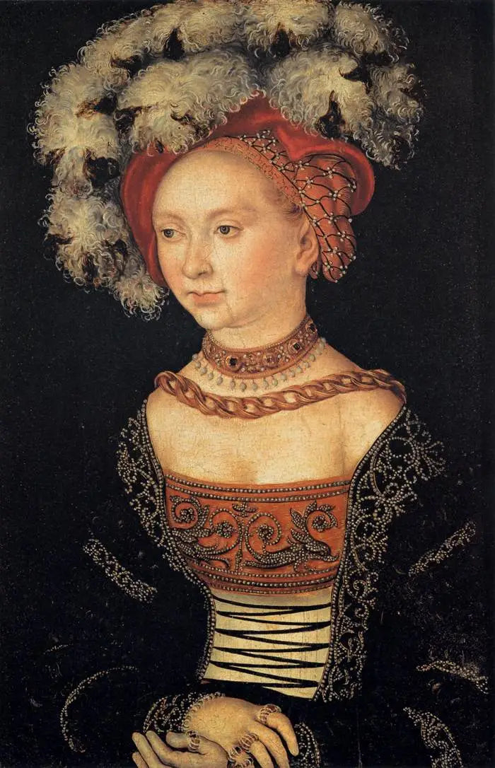 Porträtt av kvinna - Lucas Cranach den äldre