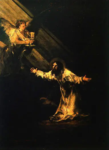 Kristus i olivträdet - Francisco de Goya