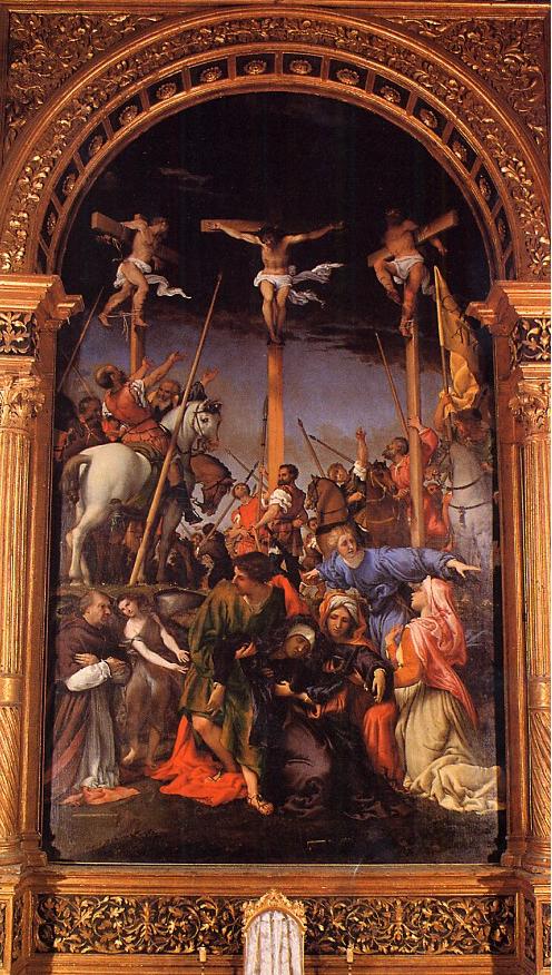 Korsfästelse - Lorenzo Lotto