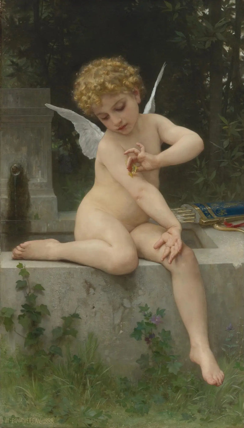 Kärlek vid Fjärilen - Bouguereau
