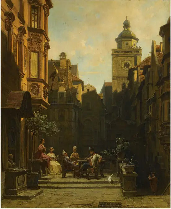 Ett gott potatis - Carl Spitzweg