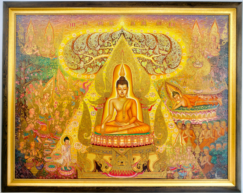 Buddhas liv | 240 x 180 cm
